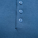 Henley Collar Men Sweaters 100% Cotton Solid Color Casual Men Pullovers New Autumn Thin High Quality Sweaters for Men