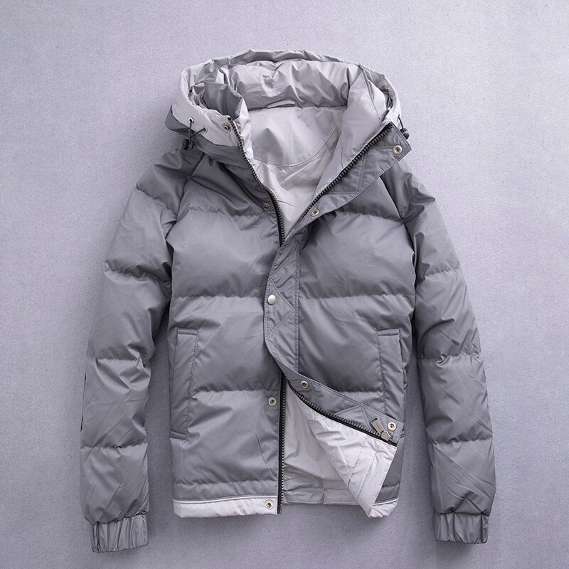 Winter New Oversize Duck Down Coats Men Warm Cargo Jackets Puffer Outdoor Wear