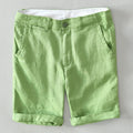 Linen Shorts Men Summer Loose Beach Holiday Shorts Man Casual Shorts