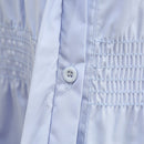 Shirts Women Spring Solid Lapel Lyocell Tops Loose Long Sleeve French Style Elastic Waist Blouses Curve Clothes