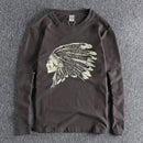 men pure cotton brushed comfortable youth daily base shirt