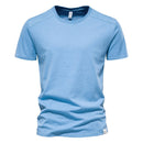 Cotton T Shirt for Men O-neck Soild Basic Men T-shirts with Short Sleeves Summer Tops Tees Men Clothes