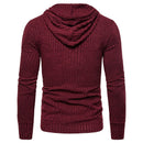 Mens Sweatshirts Solid Color Casual Stretch Slim Fit Hoodies Male Autumn Basic Streetwear Sweatshirts Men