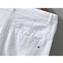 Summer Men Shorts Multi-pocket Linen Cargo Casual Shorts Men Women Breathable Solid Loose Bermuda Beach Board Shorts