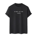Men Cotton Short Sleeve T-Shirt Solid Color Tee Casual O-Neck Basic Sports Tops Unisex Style Shirts