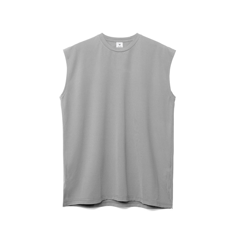 Tank Top Men Bodybuilding Singlets Mesh Fitness Clothing Muscle Sleeveless Shirt Workout Vest Cut Off Sportswear