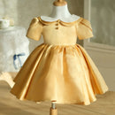 Flower Girl Royal Dress Kids Birthday Baptism Dresses For Children Elegant Big Bow Frocks Girls Boutique Party Wear Dresses