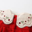 Autumn and Winter Children Clothing Baby Girls Outerwear Casual Plus Velvet Thicken Infant Long-sleeve Coats Kids Clothes