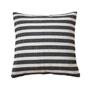 Home Decoration Cushion Cover Blue Black Brown Cotton Woven Stripe Sofa Bed 45x45cm Living Room Bedroom Pillow Cover
