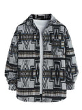 Men Jackets Wool Blend Coats Vintage Jacket Shirt Winter Warm