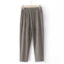 Oversized Summer Clothes For Women Harem Pants Washed Cotton Casual Plaid Pants