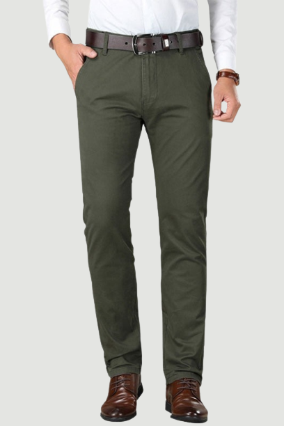 Mens Suit Pants High Quality Stretch Comfortable Cotton Office Pants Straight Business Casual Black Trousers