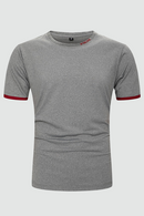 Elastic Men T-Shirt O-Neck Short Sleeve Men T Shirt for Clothing T Shirt Men Top