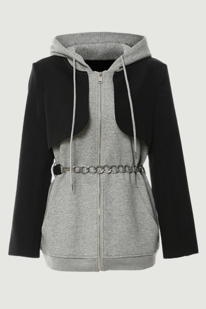 Loose Fit Long Sweatshirt New Hooded Long Sleeve Women Tide Spring Autumn