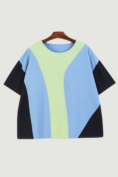 Women Casual T-shirt Round Neck Short Sleeve Tide Spring Summer