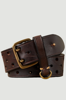 Luxury Thick Genuine Leather Men Belt Double Buckle Belt Ceinture Leather Belt Men Jeans Trouser Belt For Jeans