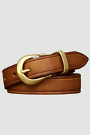 2.4cm Copper Buckle High Quality Genuine Leather Belts for Women Luxury Female Belt For Jeans Simple Strap Waist Belt