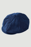 Handmade Plant Indigo Blue Dyed Octagonal Hat Original Design Unisex Retro Casual Cap Mens British Newsboy