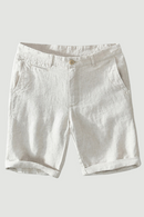 Summer Men Shorts Multi-pocket Linen Cargo Casual Shorts Men Women Breathable Solid Loose Bermuda Beach Board Shorts