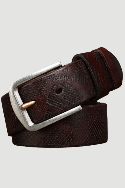 3.8CM Genuine Leather Woman Belt Ladies Belt Handsome Serpentine Fashion Female Belt Retro High Quality Wide