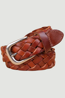 Luxury designer Weaving belt women high quality full grain real genuine leather girdle breathable belt for jeans