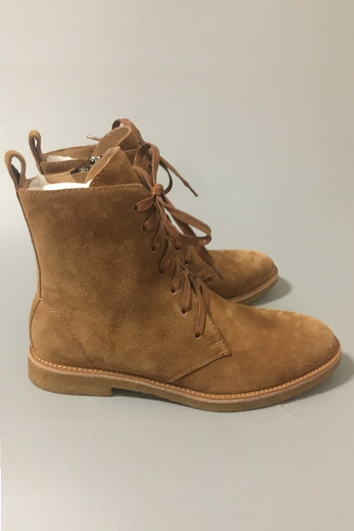 High Top Lace Up Real Leather Suede Boots Chelsea Men Luxury Handmade Military martin Boots