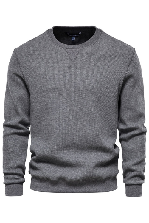 Cotton O-neck Sweatshirts Men Casual Solid Color Pullover Hoodies Men New Autumn Fashion Simple Brand Man Sweatshirt
