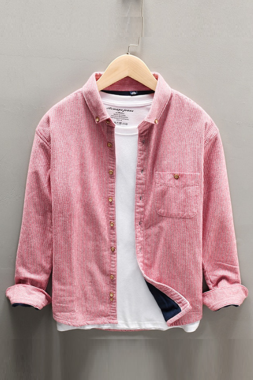 Nouveau hiver chemise épaisse pour hommes à manches longues flanelle garder au chaud rayé chemise de haute qualité mâle hauts vêtements