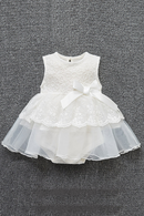 BABY girls dress girls princess dress christening baptism birthday party wedding picture princess dress