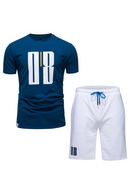 Men Short Sleeve T shirt and Shorts Set Summer Outdoor Sport and Jogging Tracksuit Mens Designer Clothes