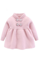 Girls Sweaters Cute Style Vintage Solid Long Sleeve Girls Clothes