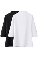 Women Short Sleeve T-shirts for Women Turtleneck Woman Clothes Solid T shirt Female Cotton Tee