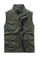 Tactical Cargo Vest Jacket Men Clothing Casual Jean Black Coats Work Vests For Men Winter