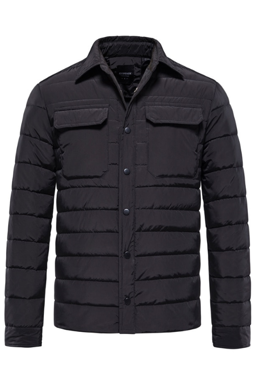 Warm Thick Winter Jacket Men Double Pocket Turn Collar Coat For Men Casual Business Winter Parkas Men