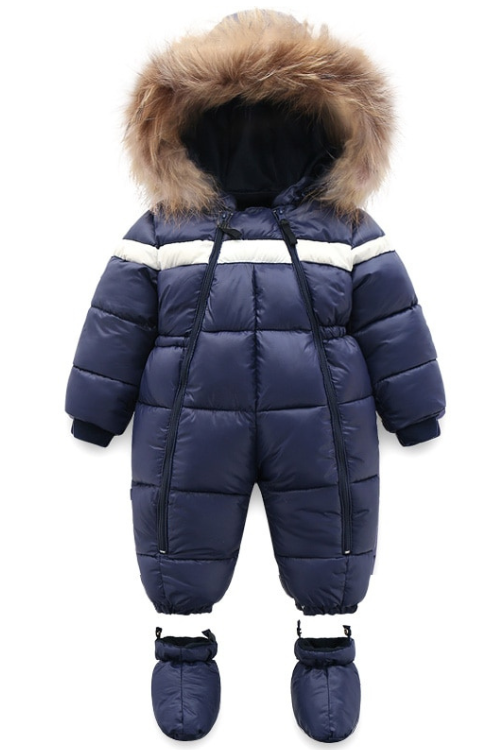 Barboteuse d'hiver pour bébé garçon et fille, combinaison de neige épaisse, coupe-vent, chaude, vêtements pour enfants en bas âge, nouvelle collection