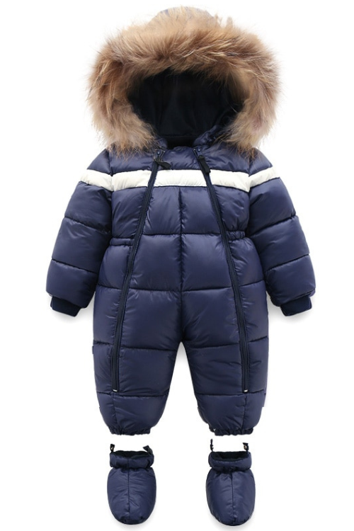 New Winter Infant Baby Boy Girl Romper Thicken Baby Snowsuit  Windproof Warm Jumpsuit For Children Clothes Toddler Outfit