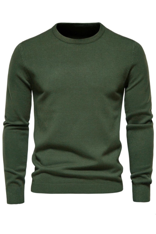 Men Sweater Casual Solid Color Warm Sweater Men Winter Slim Mens Sweaters