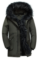 Winter Big Genuine Fur Hood Duck Down Jackets Men Warm High Quality Down Coats Male Casual Winter Outerwer Down Parkas