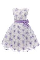 Girls dress dress beauty high-end princess dress lace sequin performance clothing party costume girls dress