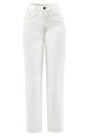 Waist Crop Jeans Woman Straight Denim Capri Pants Jeans For Women Trend Clothing