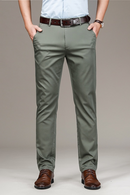 Men Spring And Summer New High-Waisted Straight Casual Pants Middle-Aged High-End Loose Business Casual