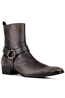 Mens Boots Genuine Leather shoes Ankle Zipper-up Motorcycle Boots Chelsea Boots classic Calfskin Shoes high heel boots