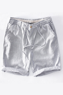 Summer Sweatpants Drawstring Shorts Garment Jogger 100%Pure Linen Shorts Comfortable Tracksuits