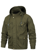 Military Jacket Men Hooded Cotton Pilot Jacket Coat Army Men Bomber Jackets Cargo Flight Jacket Male