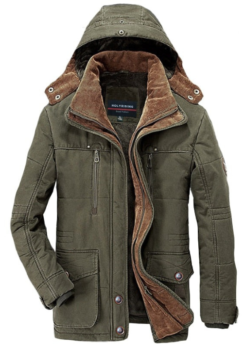 Winter coat men fleece warm cotton parka coat men jacket Thick Warm Jacket Parkas Men padded