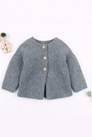 Baby Knitted Sweater Cardigan For Girls Cotton Knitting Long Sleeve Clothing Baby Clothes Infant Clothes Newborn Outwear
