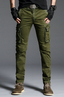 Coton Hommes Pantalon Cargo Armée Tactique Pantalon Mâle Multi-poches Outwear Pantalon Droit Pantalon Militaire Hommes Pantalon Homme
