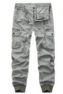 Safari Style Hommes Pantalon Coton Camouflage Militaire Cargo Pantalon Hommes Tactique Pantalon Salopette Pantalon Homme