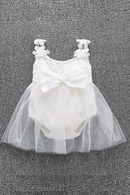 1pc nouveau-né bébé vêtements filles mariage quotidien photo tir body coton pulls été 3 6 9 12 M bébé combishort