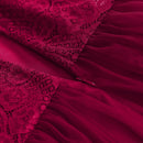 Autumn and Winter sleeveless Chiffon high-end party dress adolescent lace suspender backless waist-back dress